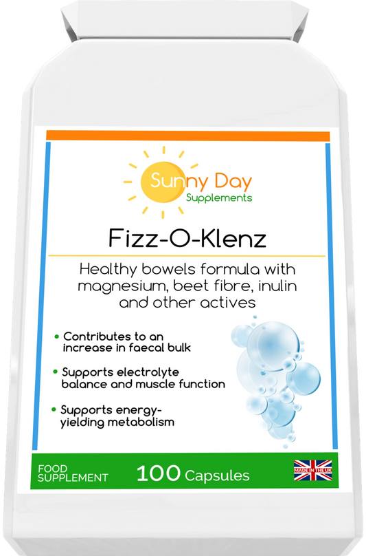 Fizz-O-Klenz - 100 capsules: Magnesium-based hydrating formula. Cleanse and Detox, Digestion