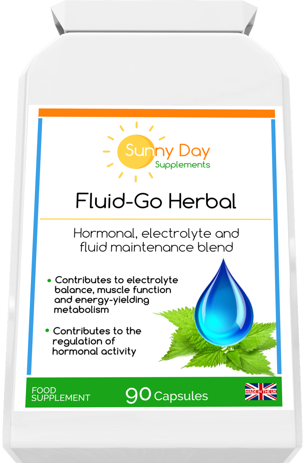 Fluid-Go Herbal. Fluid balance support and herbal diuretic