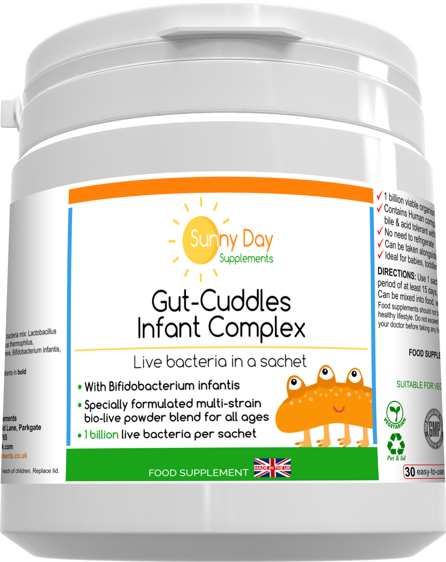 Gut-Cuddles Infant Probiotic Powder