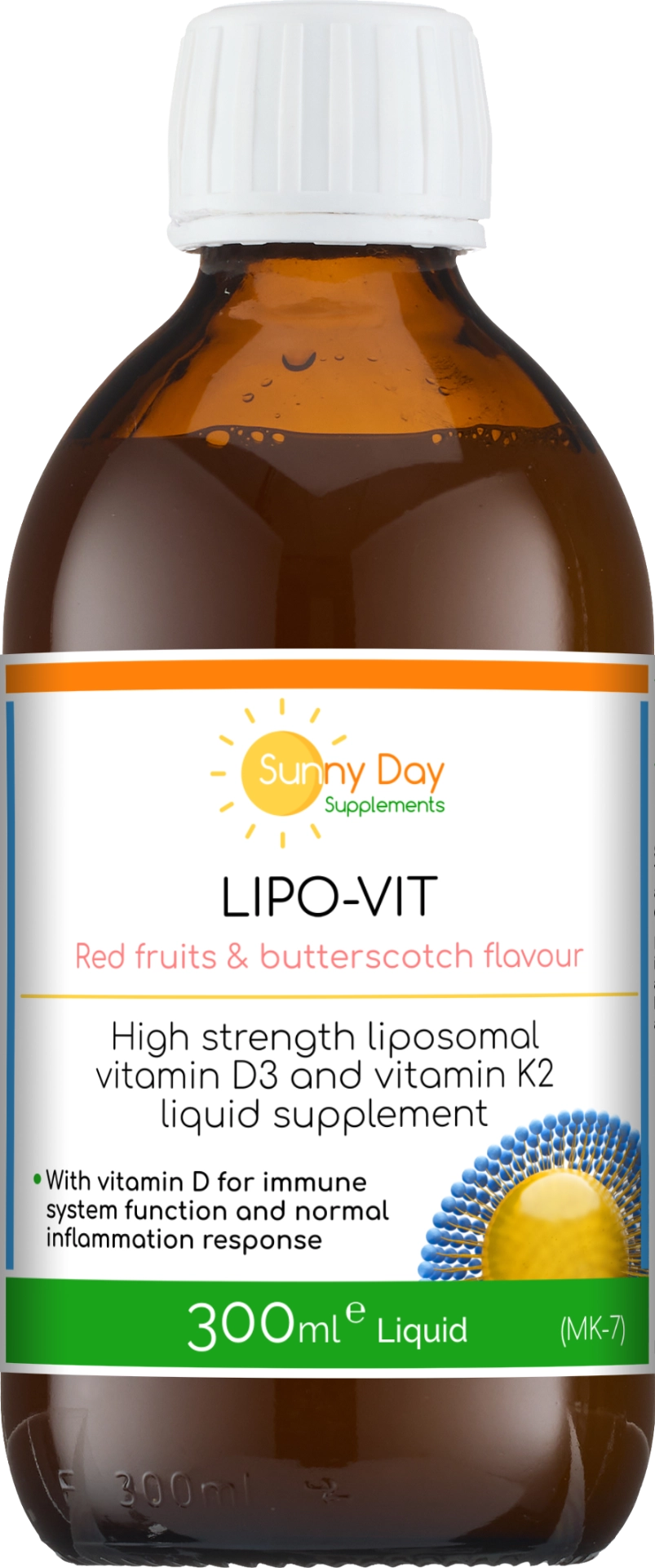 Lipo-Vit LIPOSOMAL vitamin D3 and K2 liquid supplement